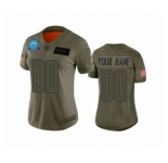 Women's Los Angeles Chargers Customized Camo 2019 Salute to Service Limited Jersey