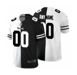 Men's Tennessee Titans Custom Black V White Peace Split Vapor Untouchable Limited Football Jersey
