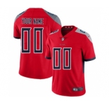 Men's Tennessee Titans Customized Red Stitched Football Limited Inverted Legend Jersey