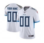 Men's Tennessee Titans Customized White Vapor Untouchable Custom Limited Football Jersey