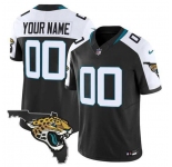 Men's Jacksonville Jaguars Active Player Custom Black Alternate 2025 F.U.S.E. Florida Patch Vapor Untouchable Limited Football Stitched Jersey