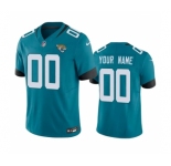 Men's Jacksonville Jaguars Active Player Custom Teal 2023 F.U.S.E Vapor Untouchable Limited Stitched Jersey