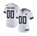 Women's Jacksonville Jaguars White Road Customized Jersey