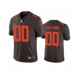 Men's Browns Custom Brown Alternate 2020 Football Stitched Vapor Limited Jersey