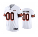Men's Cleveland Browns Custom 1946 Collection Alternate Vapor Limited Jersey White