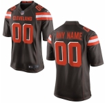Men's Cleveland Browns Nike Brown Custom Game Jersey