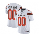 Youth Cleveland Browns Customized White Custom Football Jersey