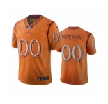 Men's Buccaneers Customized Vapor Limited City Edition Orange Jersey