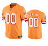 Men's Tampa Bay Buccaneers Active Player Custom Orange 2023 F.U.S.E. Throwback Limited Stitched Jersey