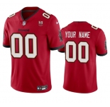 Men's Tampa Bay Buccaneers Active Player Custom Red 2025 50th Anniversary Patch Vapor Limited Football Stitched Jersey