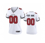 Women's Buccaneers White Custom 2020 New Football Game Jersey