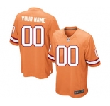 Youth Tampa Bay Buccaneers Customized Orange Glaze Alternate Custom Football Jersey