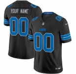 Men's Detroit Lions Active Player Custom Black 2024 F.U.S.E. 2nd Alternate Vapor Limited Football Stitched Jersey