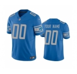 Men's Detroit Lions Active Player Custom Blue 2023 F.U.S.E. Vapor Untouchable Limited Stitched Jersey