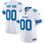 Men's Detroit Lions Active Player Custom White 2024 F.U.S.E. Vapor Limited Football Stitched Jersey