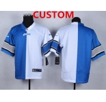 Men's Nike Detroit Lions Custom Light Blue White Two Tone Elite Jersey
