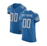 Men's Detroit Lions Customized Blue Team Color Vapor Untouchable Custom Elite Football Jersey