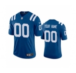 Youth Colts Custom Royal 2020 Football Stitched Vapor Limited Jersey