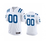 Youth Colts Custom White 2020 Football Stitched Vapor Limited Jersey