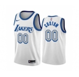 Men's Los Angeles Lakers Active Player Custom City Edition 2020-21 New Blue Silver Logo Stitched Basketball Jersey
