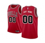 Chicago Bulls Red Swingman Custom Basketball Jersey - Icon Edition