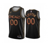 Men's Chicago Bulls Customized Black Motor City Edition 2020-21 No Little Plans Stitched Basketball Jersey