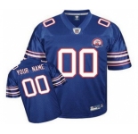 Buffalo Bills AFL 50th Anniversary Customized Jerseys blue