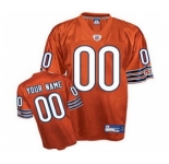 Chicago Bears Customized Jerseys Orange