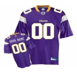 Minnesota Vikings Customized Jerseys Purple