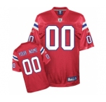 New England Patriots Red Customized Jersey