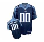 Tennessee Titans Dark Blue Customized Football Jerseys