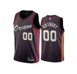 Men's Portland Trail Blazers Active Player Custom Chocolate City Edition 2020-21 Stitched Basketball Jersey
