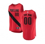 Men's Portland Trail Blazers Red Custom Basketball Jersey - Statement Edition