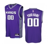 Men's Sacramento Kings Purple 2016 - 17 Custom Basketball Road Jersey