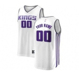 Men's Sacramento Kings White Custom Basketball Jersey - Association Edition