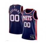Men's Brooklyn Nets Active Player Custom 2021-2022 City Edition 75th Anniversary Stitched Basketball Jersey