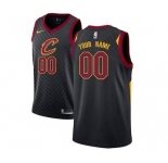 Cleveland Cavaliers Black Swingman Custom Basketball Jersey - Statement Edition