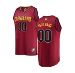 Men's Cleveland Cavaliers Maroon 2018 Basketball Finals Bound Custom Basketball Jersey