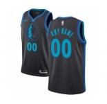 Men's Dallas Mavericks 2018-19 Swingman Custom Jersey - City Edition - Charcoal