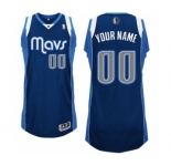 Men's Dallas Mavericks Navy Custom Basketball Jersey