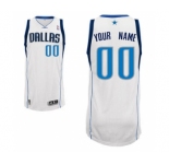 Men's Dallas Mavericks White Custom Basketball Jersey