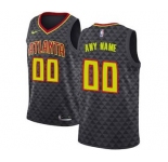 Atlanta Hawks Black Swingman Custom Basketball Jersey - Icon Edition