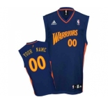 Basketball Golden State Warriors Custom Dk Blue Road Jersey