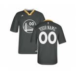 Basketball Golden State Warriors Men's Black Short Sleeve Customized Jersey