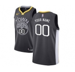 Golden State Warriors Gray Swingman Custom Basketball Jersey - Statement Edition