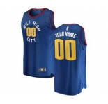 Men's Denver Nuggets Blue 2018-2019 Custom Basketball Jersey