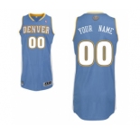 Men's Denver Nuggets Blue Custom Basketball Jersey