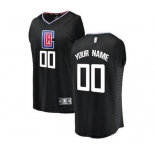 Men's LA Clippers Black Custom Basketball Jersey - Statement Edition