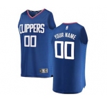 Men's LA Clippers Royal Custom Basketball Jersey - Icon Edition