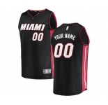 Men's Miami Heat Black Custom Basketball Jersey - Icon Edition
